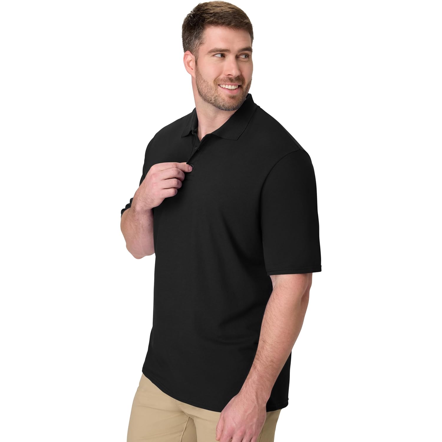 Heren polo shirt korte mouw basic comfort dagelijks 4 - Image 3