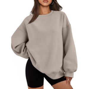 EFAN Dames oversized sweatshirt hoodie fleece Crewneck Sweaters