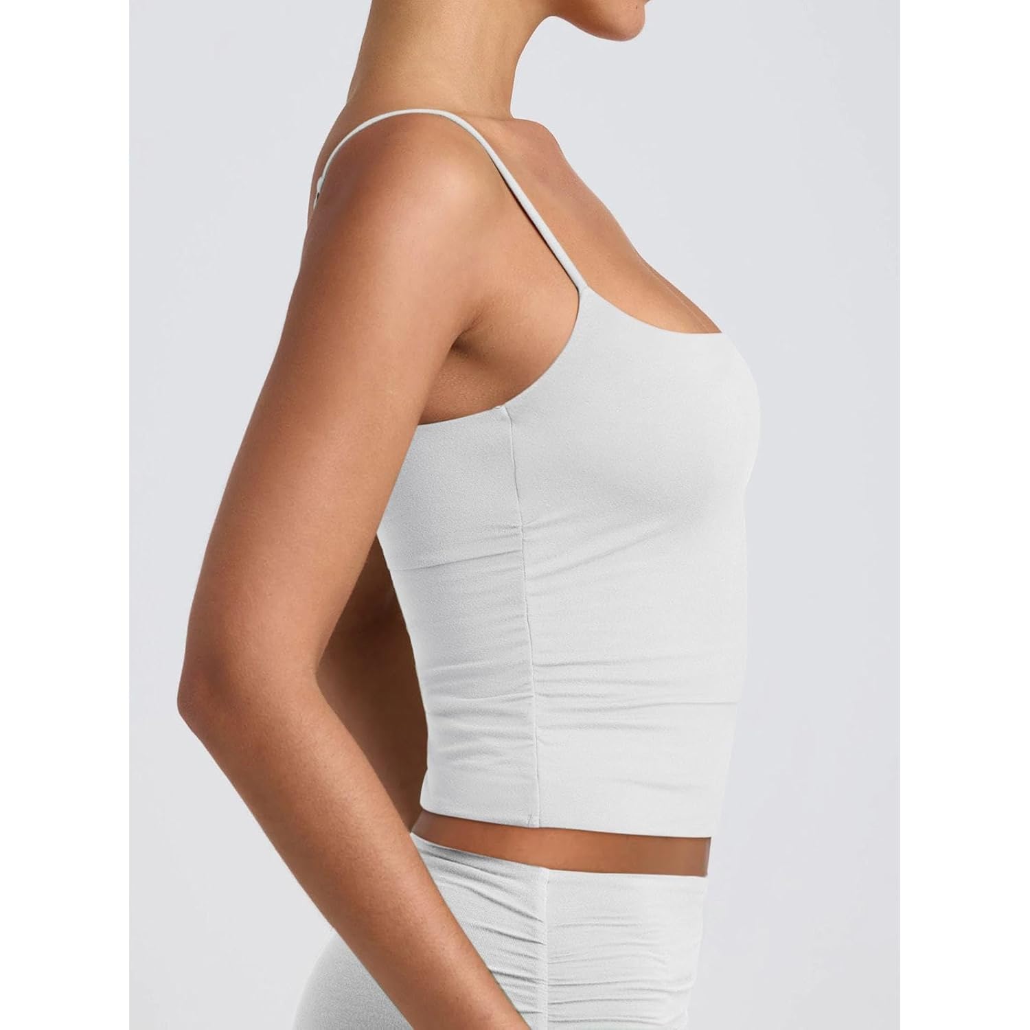 PINKMSTYLE Dames Basic Double Lined Scoop Neck tanktop - Image 4