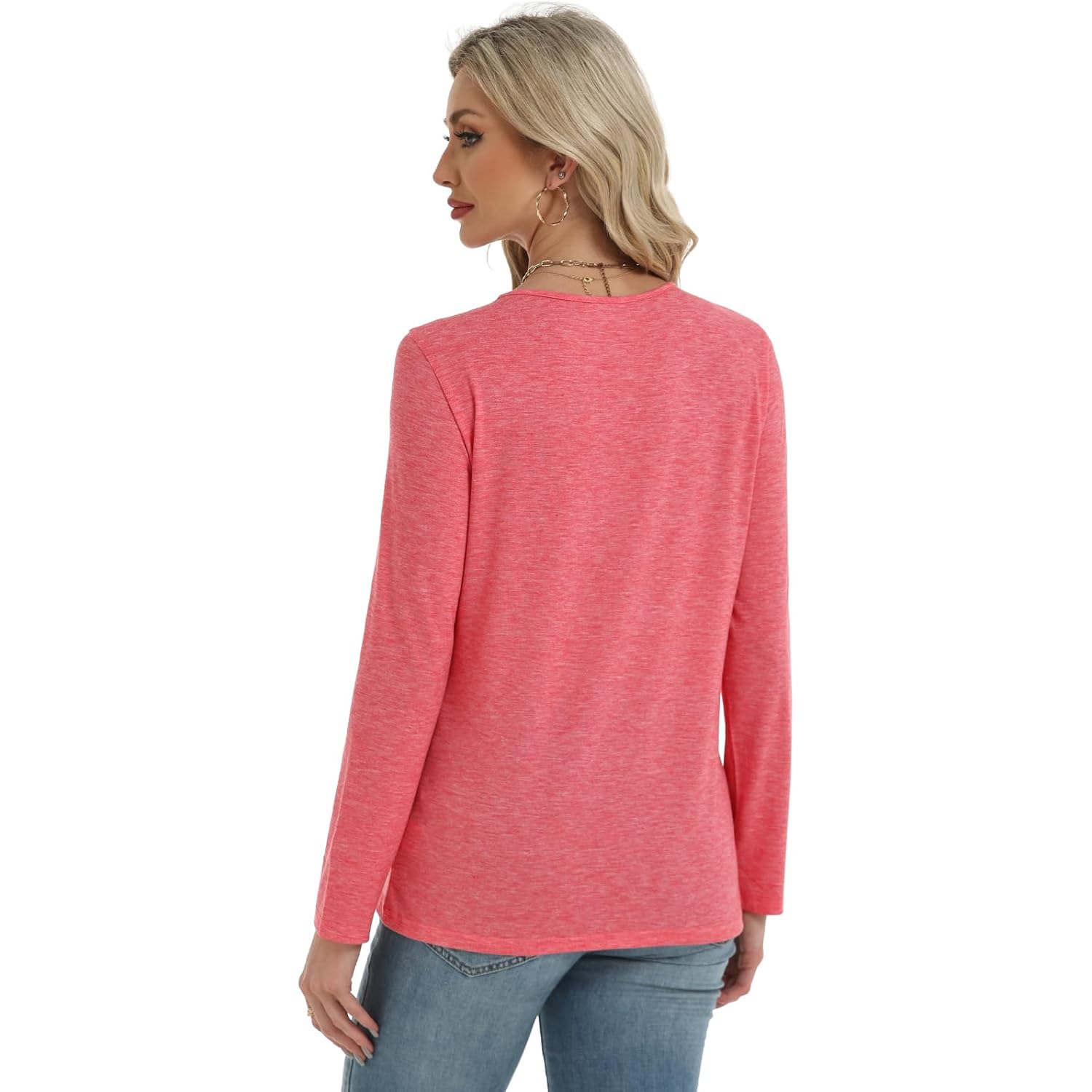 Lange mouw shirt for Dames ronde hals Dames - Image 5