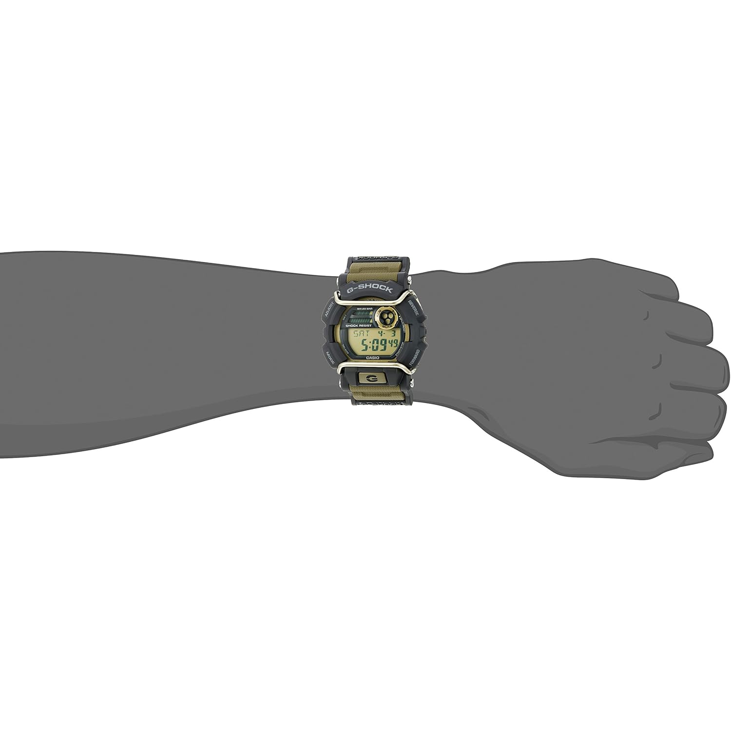 G-Shock Men's Grey Sport horloge - Image 3