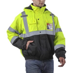 Sesafety Reflective jas for Heren, High Visibility jassen,