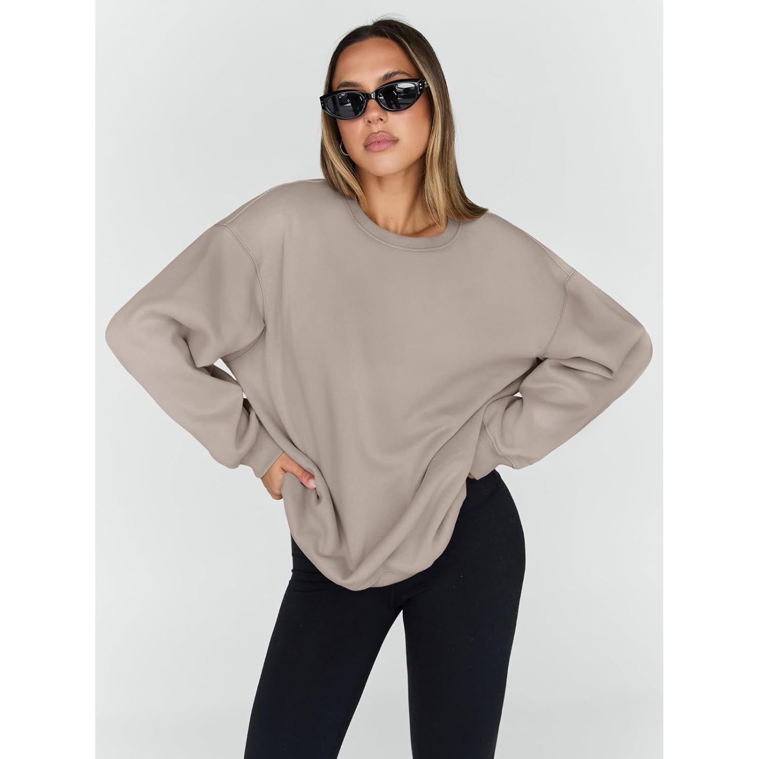 Trendy Queen sweatshirt for Dames hoodie oversized Crewneck - Image 2