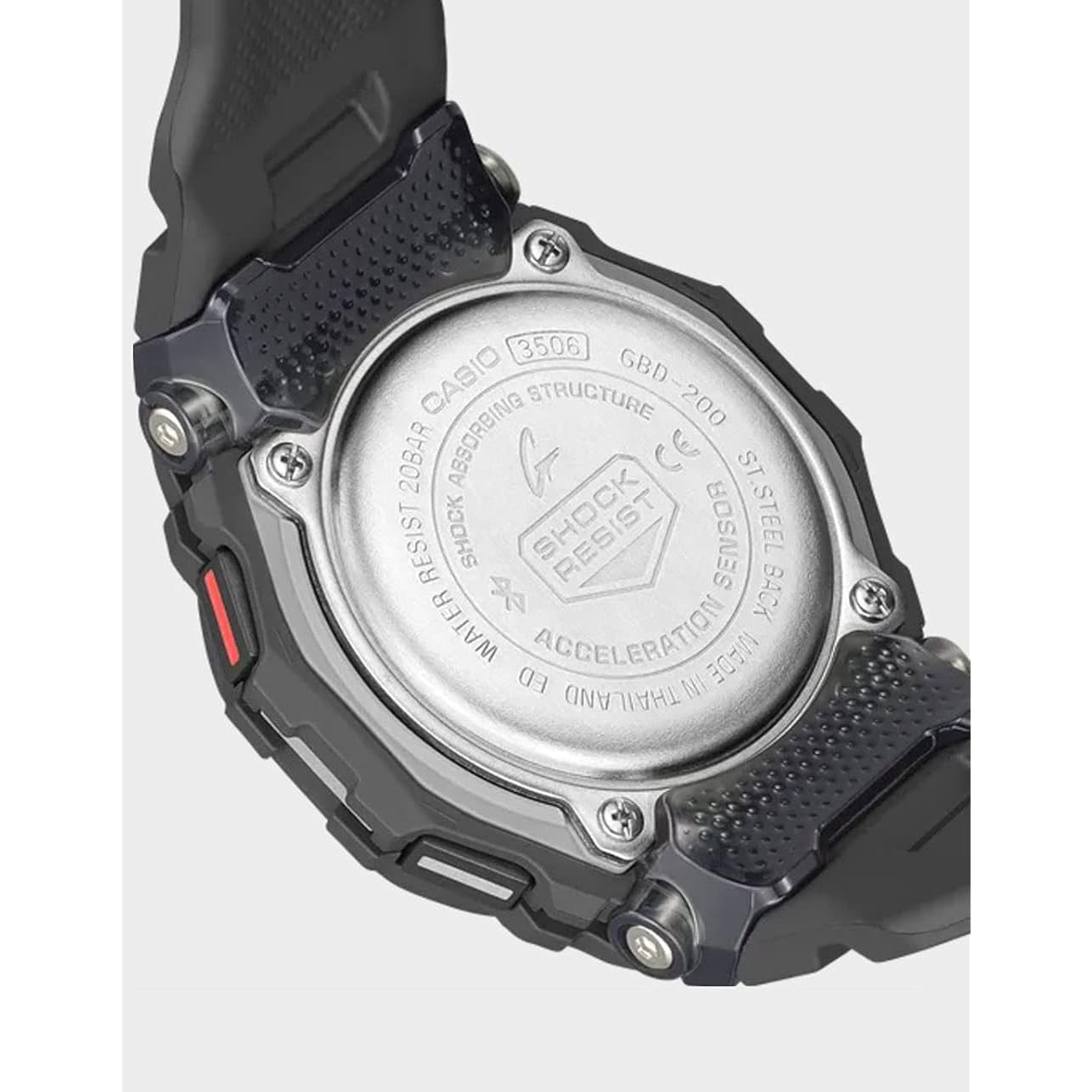 G-shock heren gbd200 square case horloge zwart - Image 2