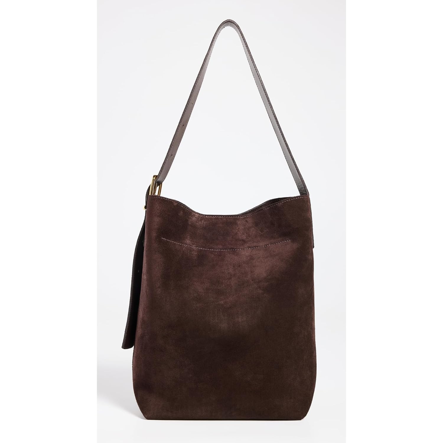 Madewell Dames The Essential Bucket tote in suède - Image 3