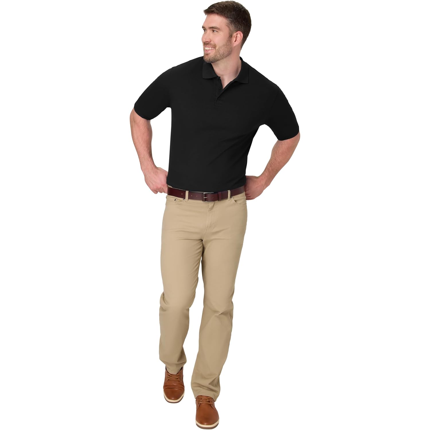 Heren polo shirt korte mouw basic comfort dagelijks 4 - Image 5