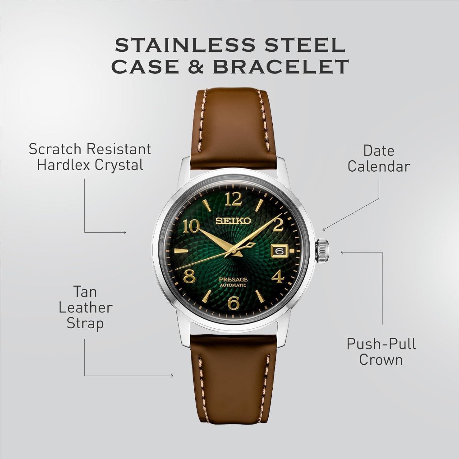 Seiko automatic horloge for men - presage cocktail - Image 5