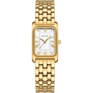 Horloge for Dames Vintage schakelband Roman Dial Rectangular
