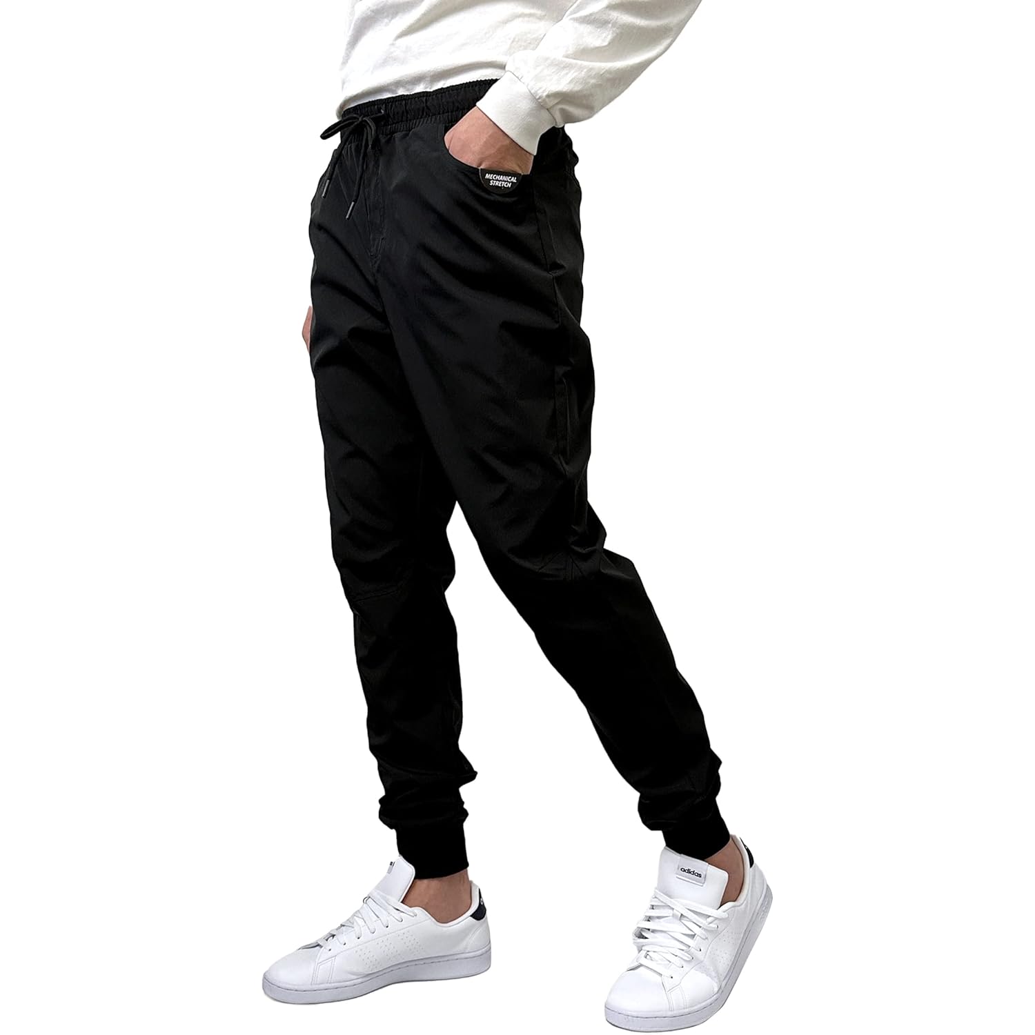 Southpole Heren Tech jogger lichtgewicht Woven Hybrid Track - Image 2