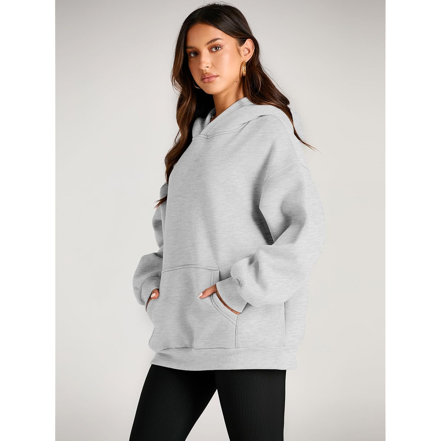 EFAN Dames hoodie oversized sweatshirt pullover fleece Sweaters - Image 3