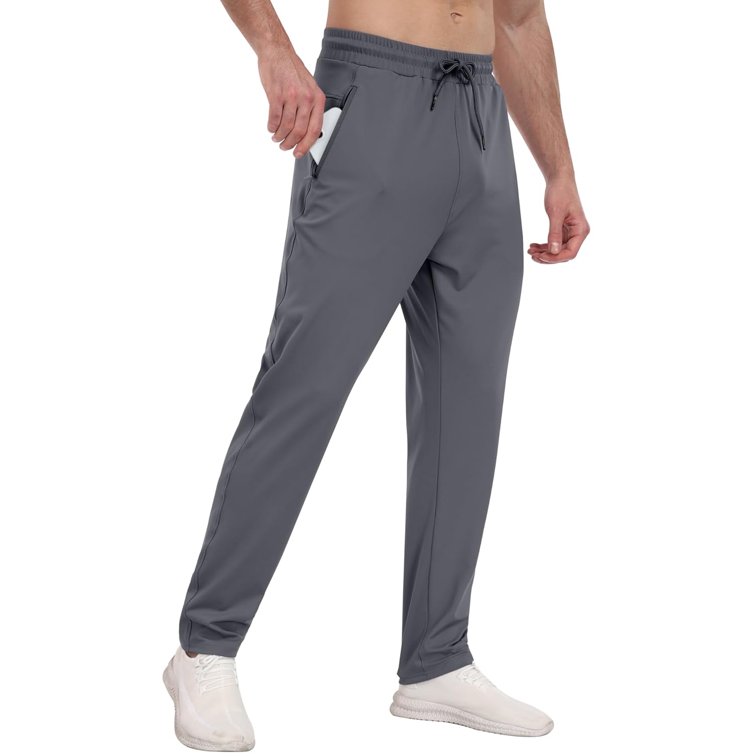 3 Pack Heren Athletic sweatpants with Zipper zakken,Workout - Image 2