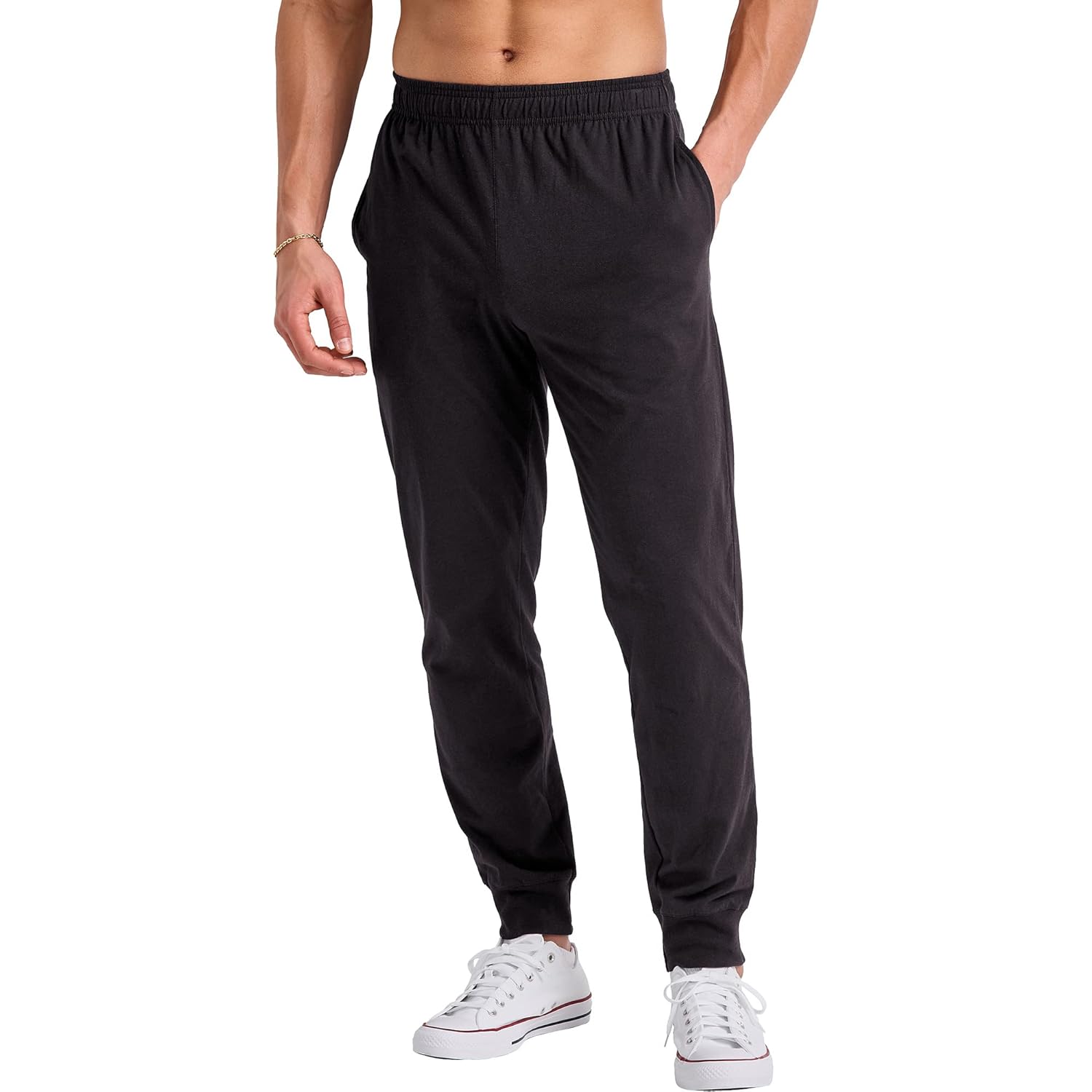 Hanes Originals katoen jogger, Jersey sweatpants for Heren