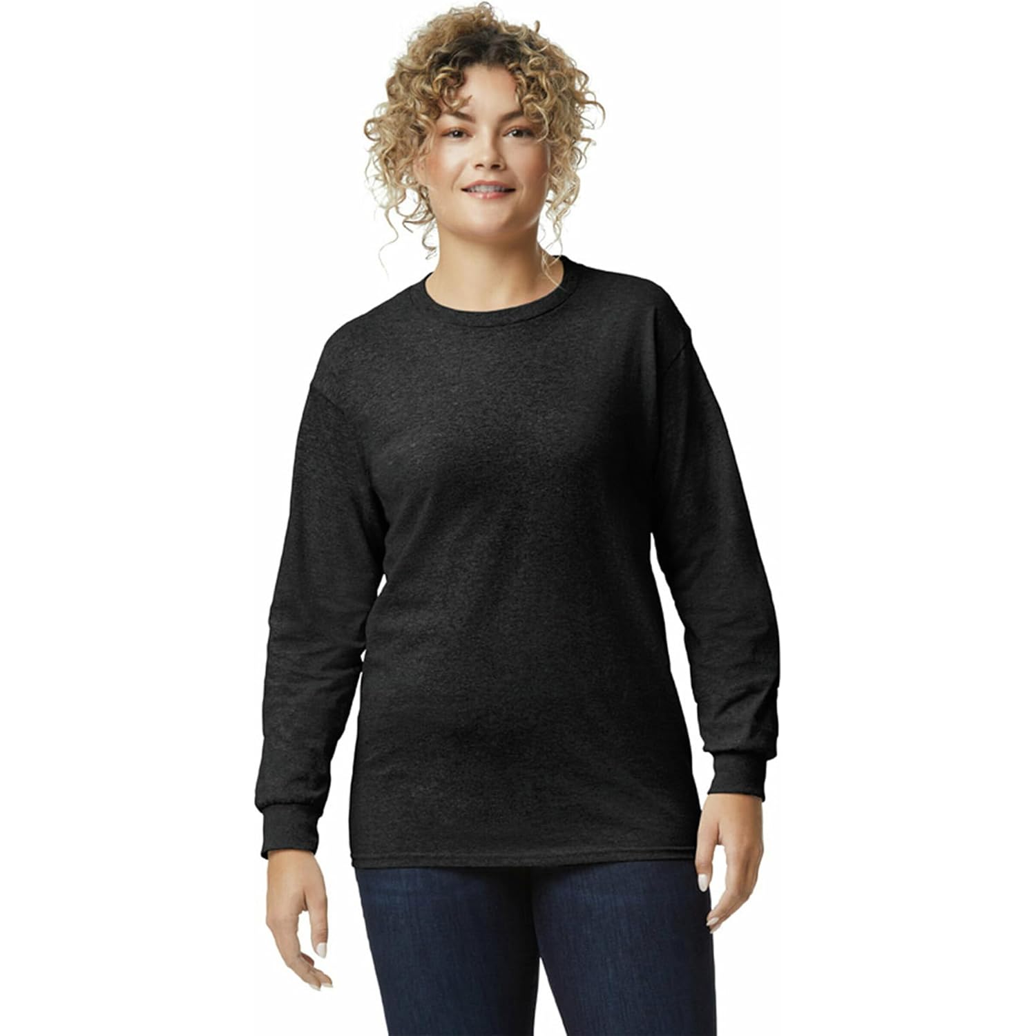 Heren t-shirt lange mouw basic comfort dagelijks - Image 2