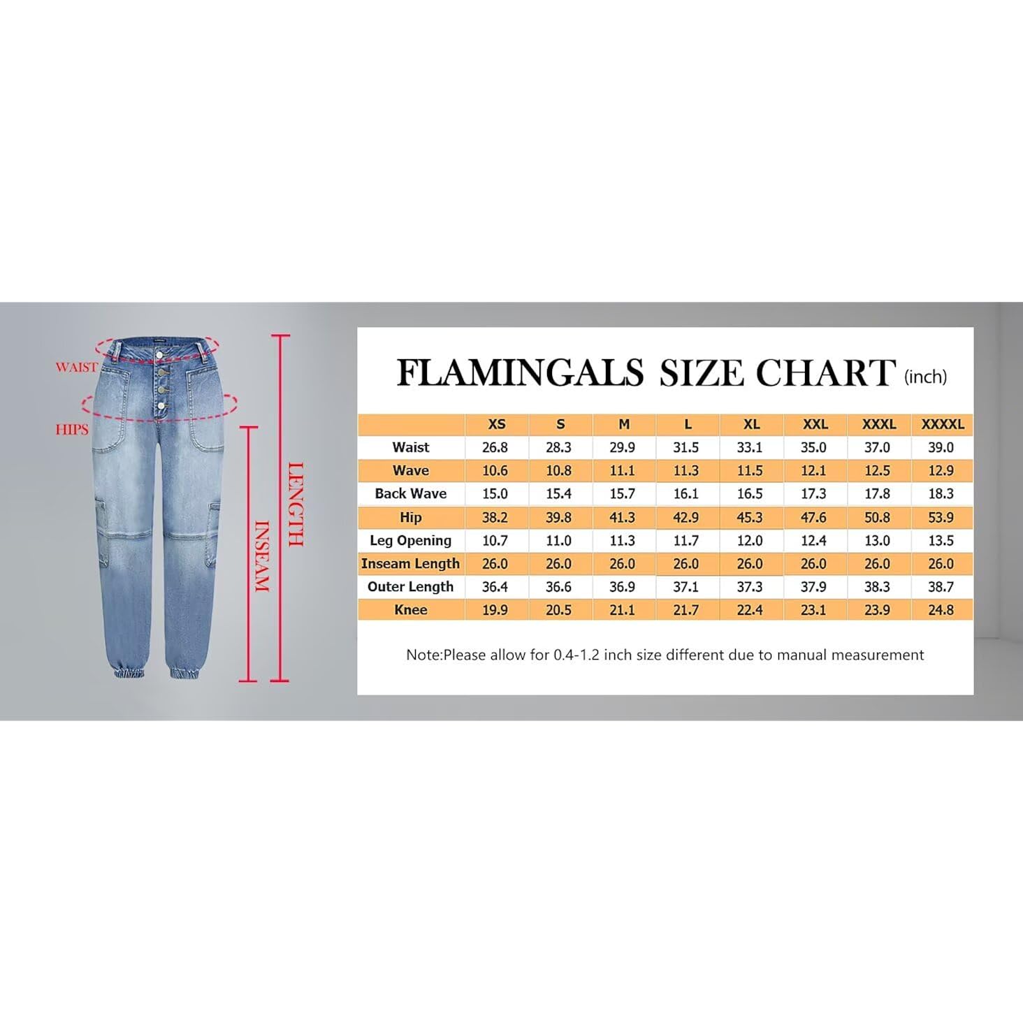 Flamingals straight Leg knopensluiting jeans for Dames Multi - Image 8