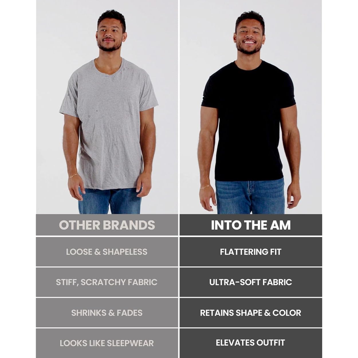 Heren t-shirt ronde hals basic comfort dagelijks 2 - Image 4