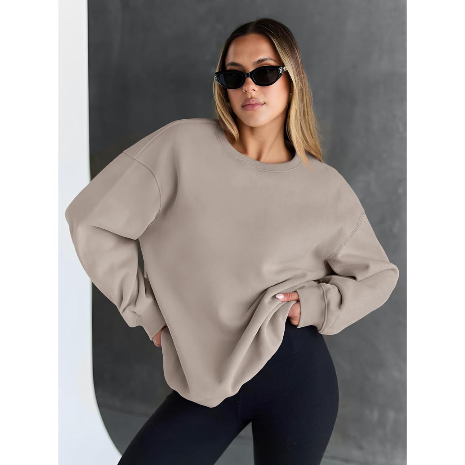 Trendy Queen sweatshirt for Dames hoodie oversized Crewneck - Image 5