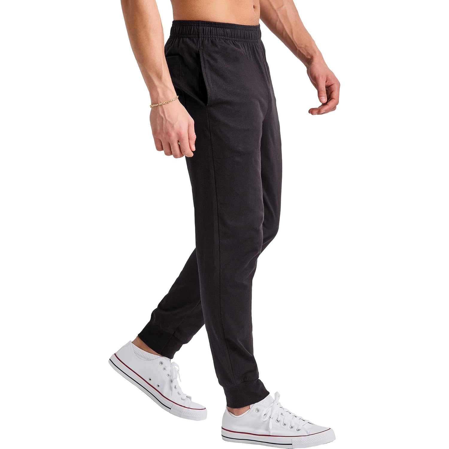 Hanes Originals katoen jogger, Jersey sweatpants for Heren - Image 4