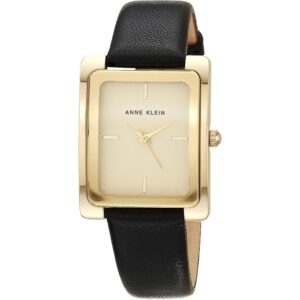 Anne Klein Dames leer band horloge