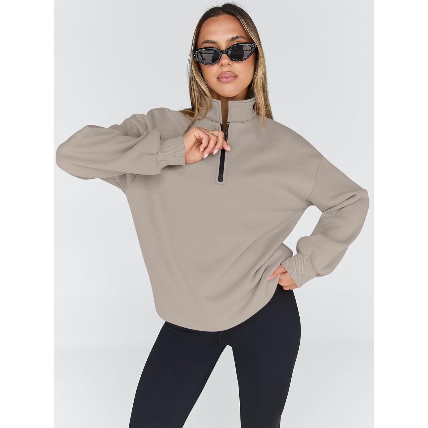 Trendy Queen Dames oversized sweatshirt Fall Sweaters Fashion - Image 2