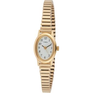 Timex Dames Cavatina horloge - TPearl Dial goud-Tone