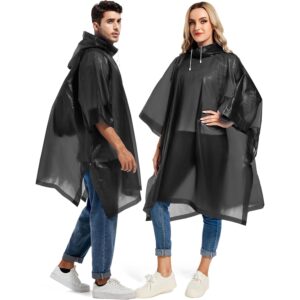 2 Pack regen Ponchos for Adults Reusable -