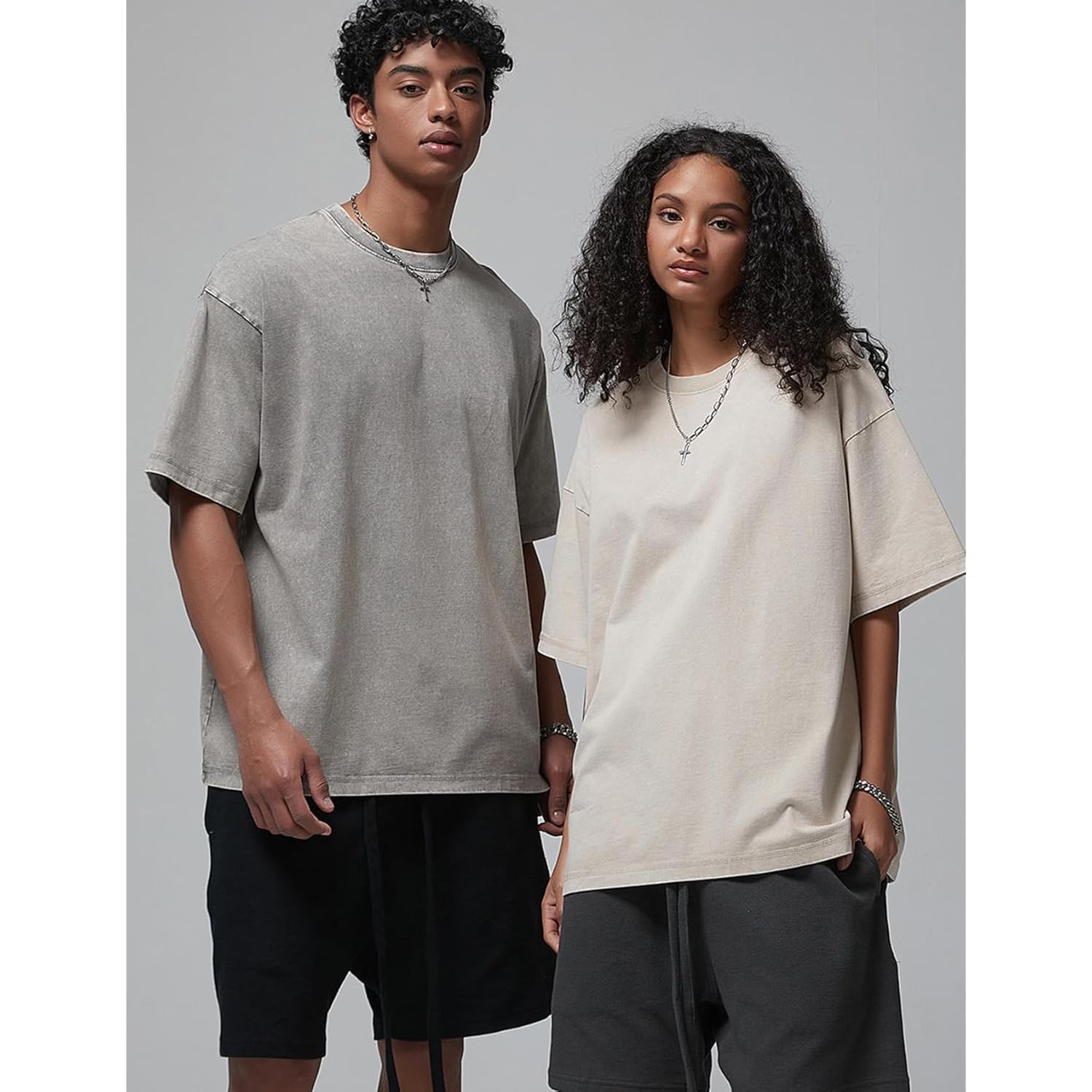 Heren t-shirt korte mouw oversized basic comfort dagelijks 2 - Image 4