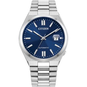 Citizen Men's automatisch Tsuyosa Sport Luxury horloge, zilver-Tone