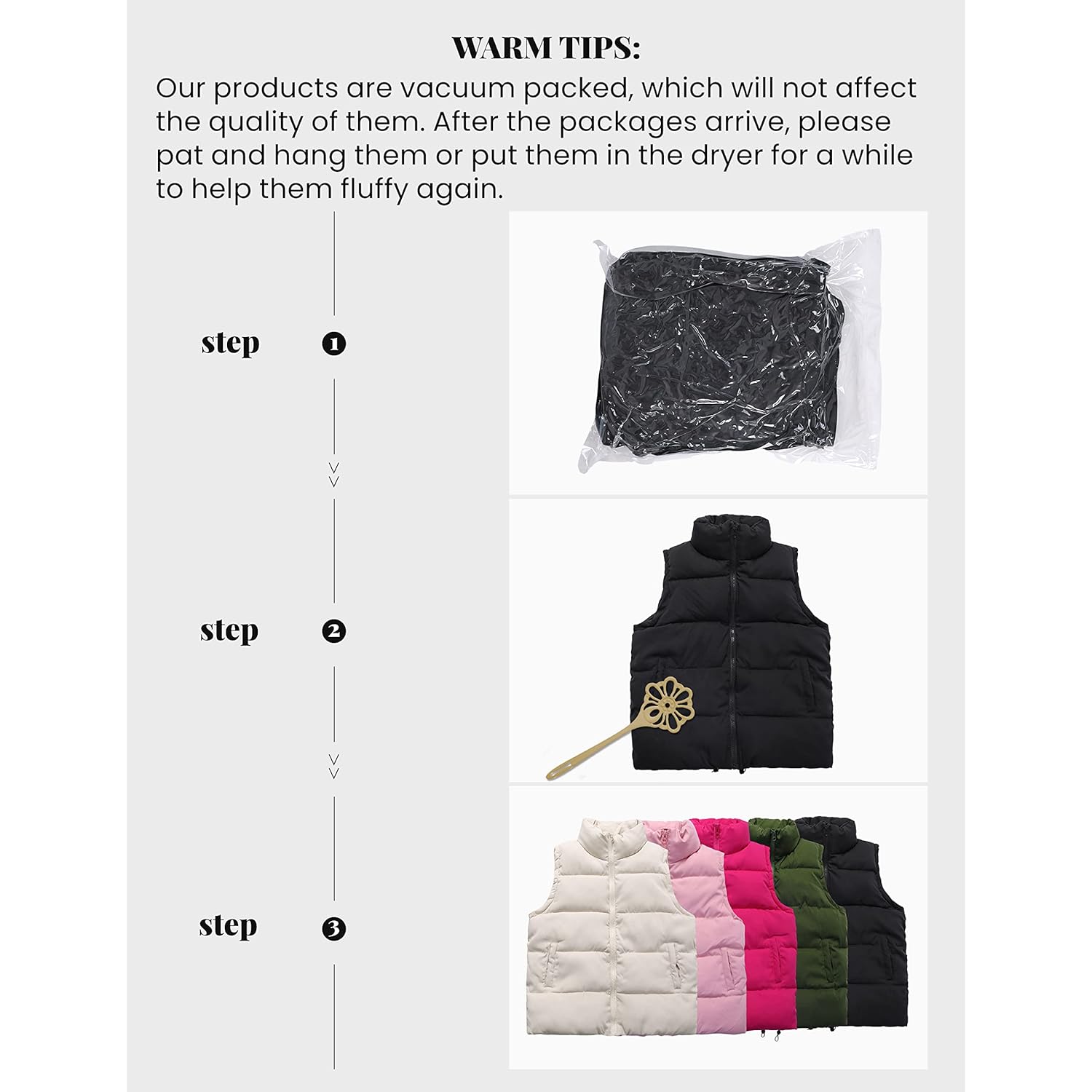 Athlisan Dames rits Up puffer bodywarmer Stand Collar - Image 8