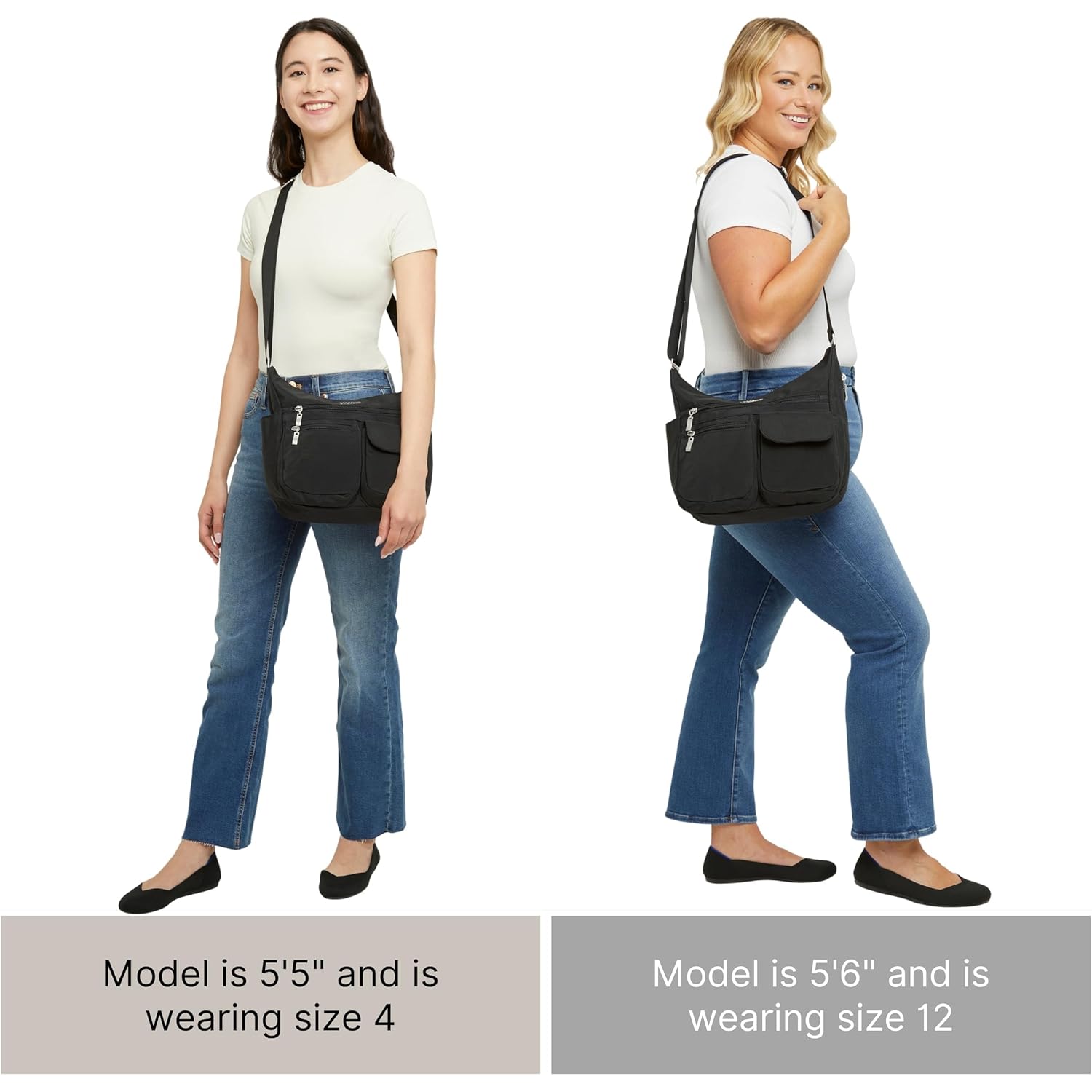 Baggallini Everywhere Bagg crossbody Dames 11x9 Lightweight nylon - Image 6