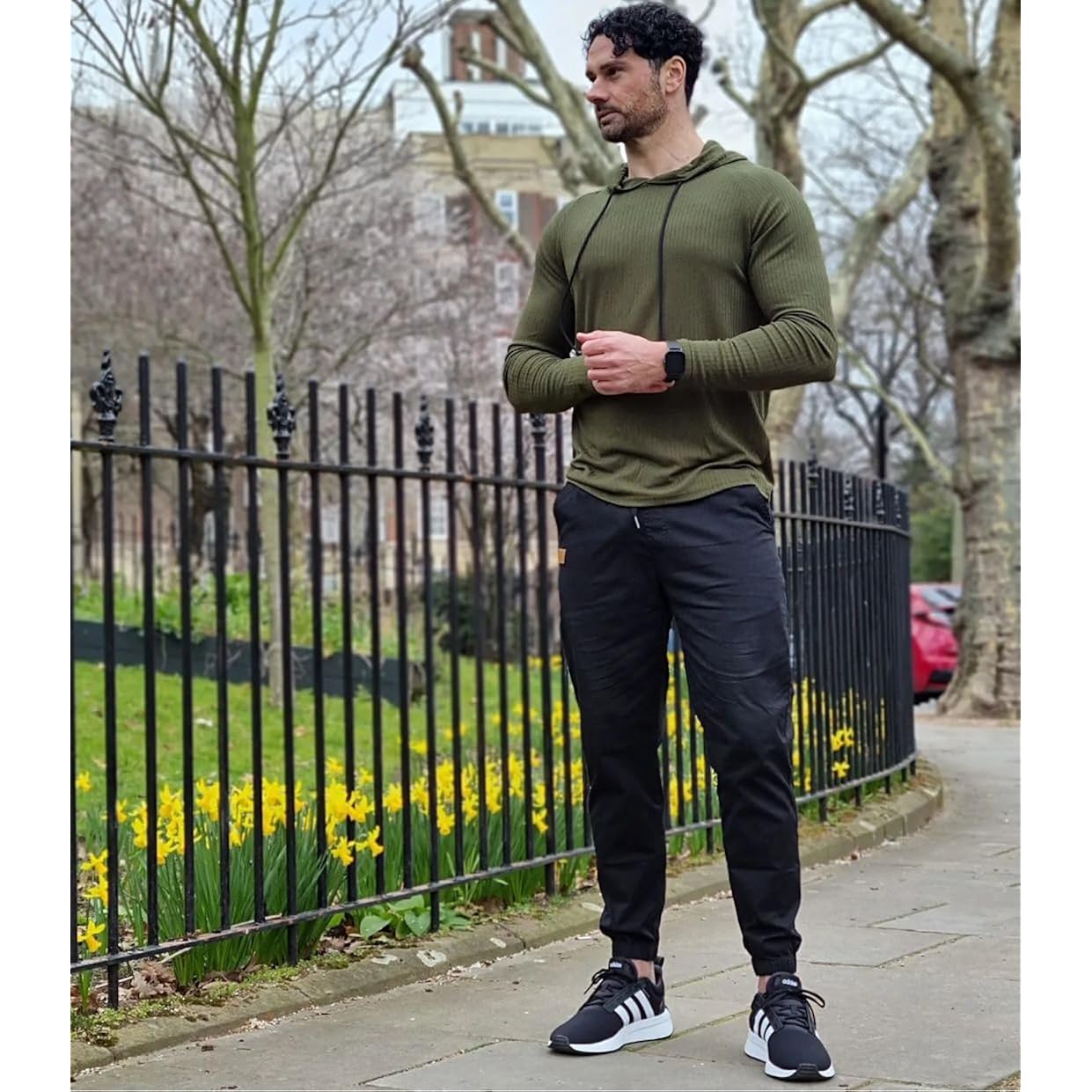 JMIERR Heren Casual jogger Pants - katoen trekkoord - Image 6