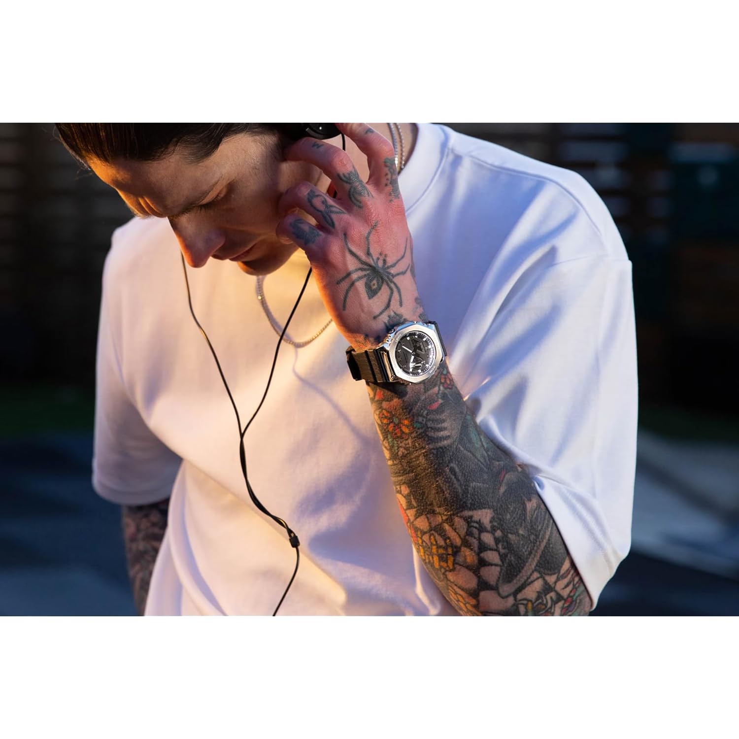 G-Shock Casio Metal Covered Octagonal zwart Resin Band - Image 7