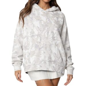 Camo hoodie Dames Maple Leaf fleece capuchon sweatshirt