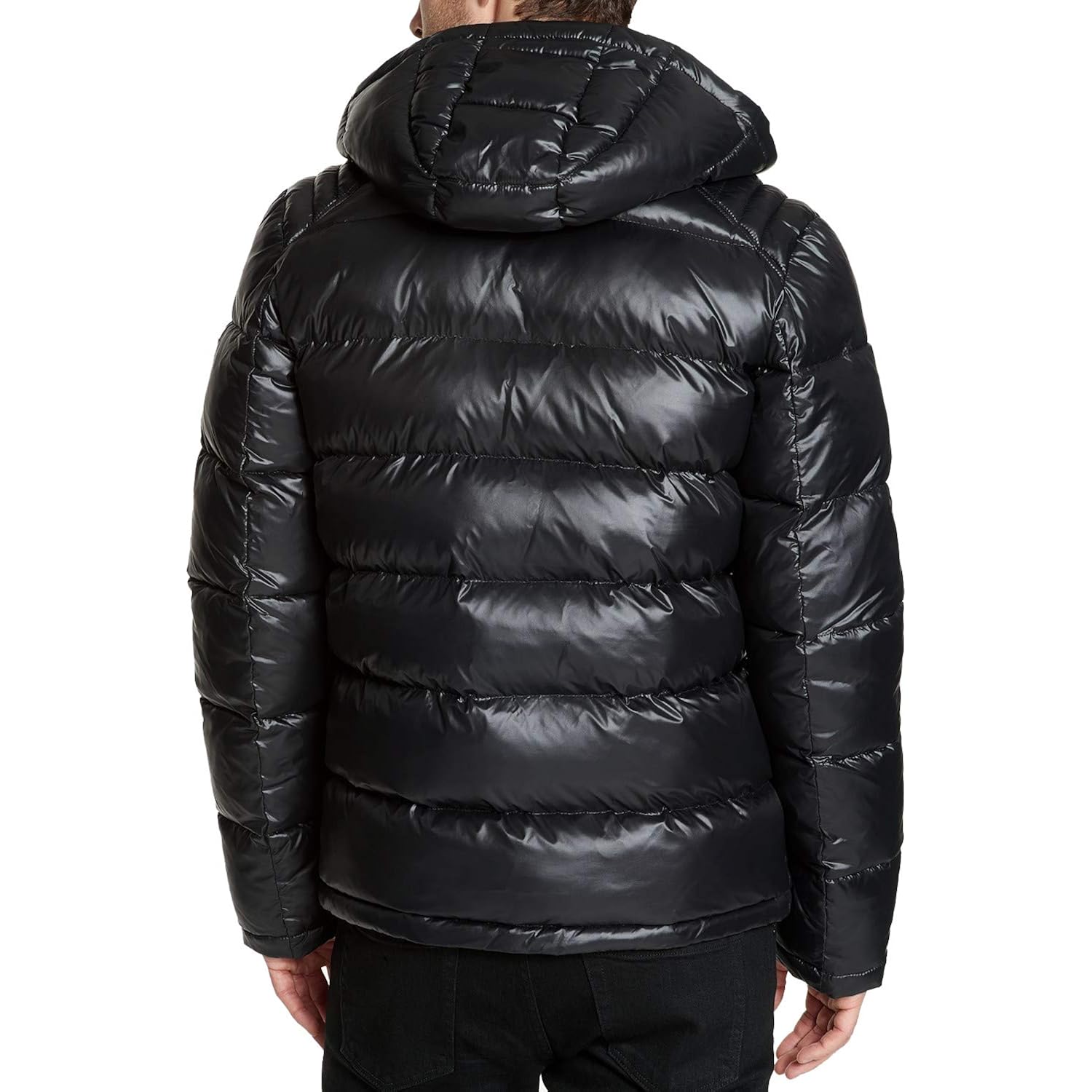 GUESS Heren Mid-weight puffer jas With Removable capuchon - Image 2