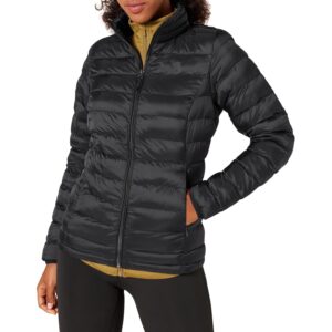 Amazon Essentials Dames lichtgewicht lang-Sleeve waterafstotend Packable puffer