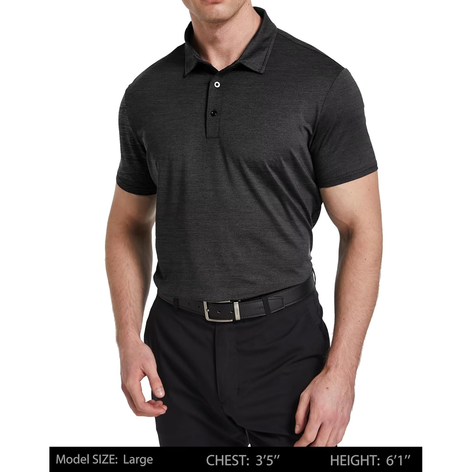 Heren polo shirt korte mouw basic comfort dagelijks 2 - Image 2