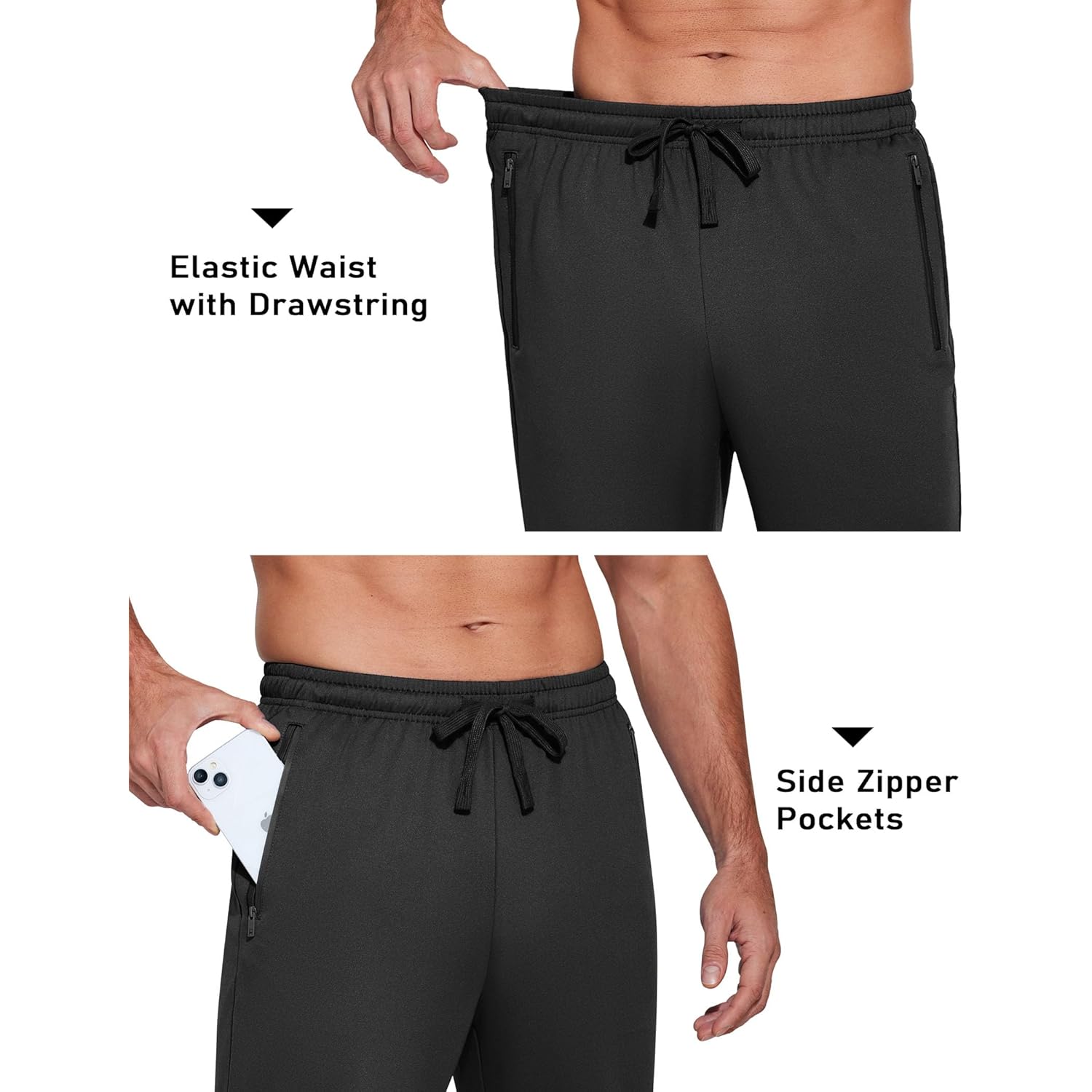 COOFANDY Heren sweatpants Open Bottom lichtgewicht Athletic Running - Image 4