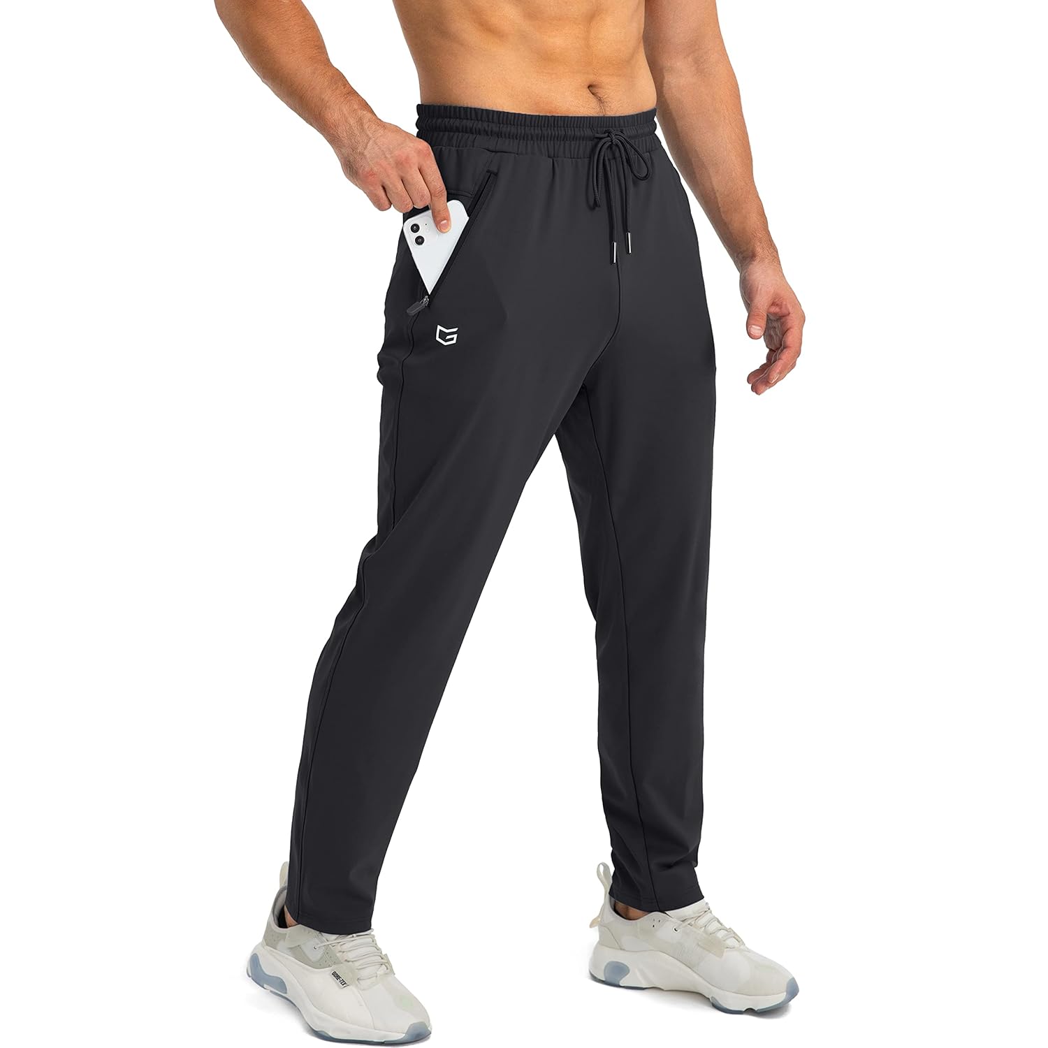 G Gradual Heren sweatpants with Zipper zakken tapered