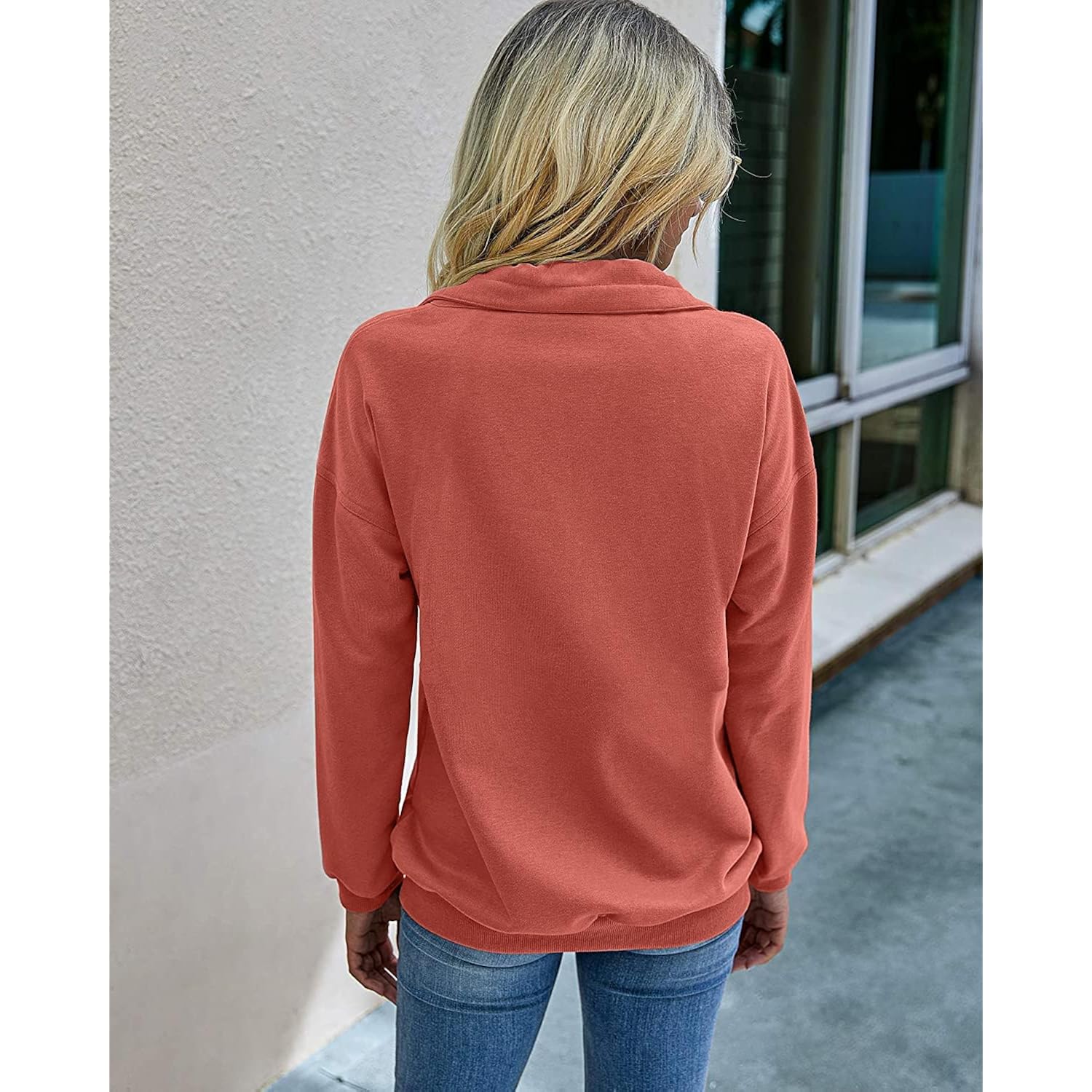 PRETTYGARDEN Dames Casual Long Sleeve Lapel Zipper sweatshirt - Image 5