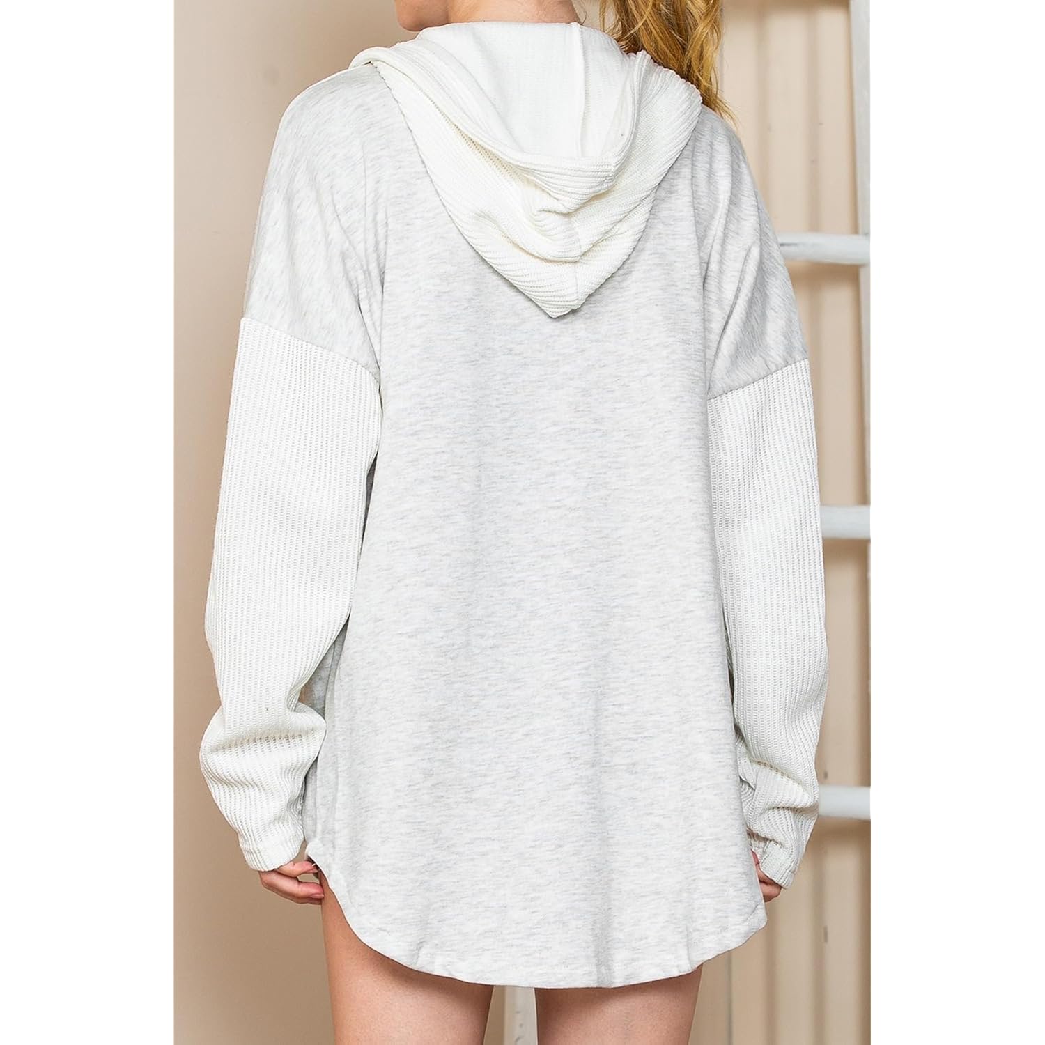 SHEWIN oversized sweatshirt for Dames Loose Fit Casual - Image 6