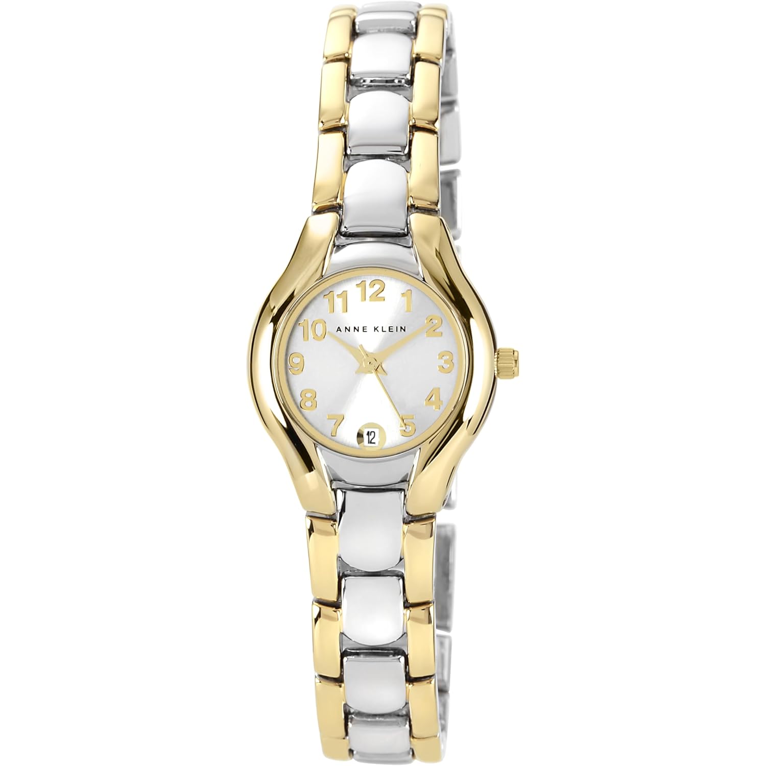 Anne Klein Dames datumweergave Function schakelband horloge