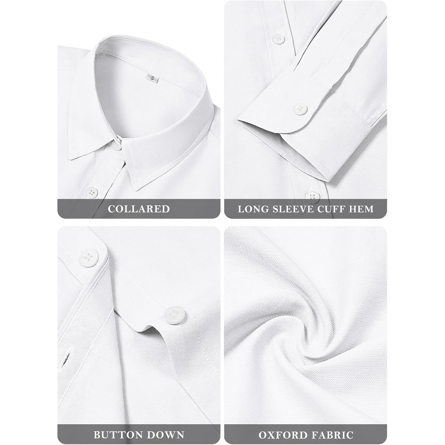 Dames doorknoop shirt katoen Dress shirt Oxford shirt - Image 2