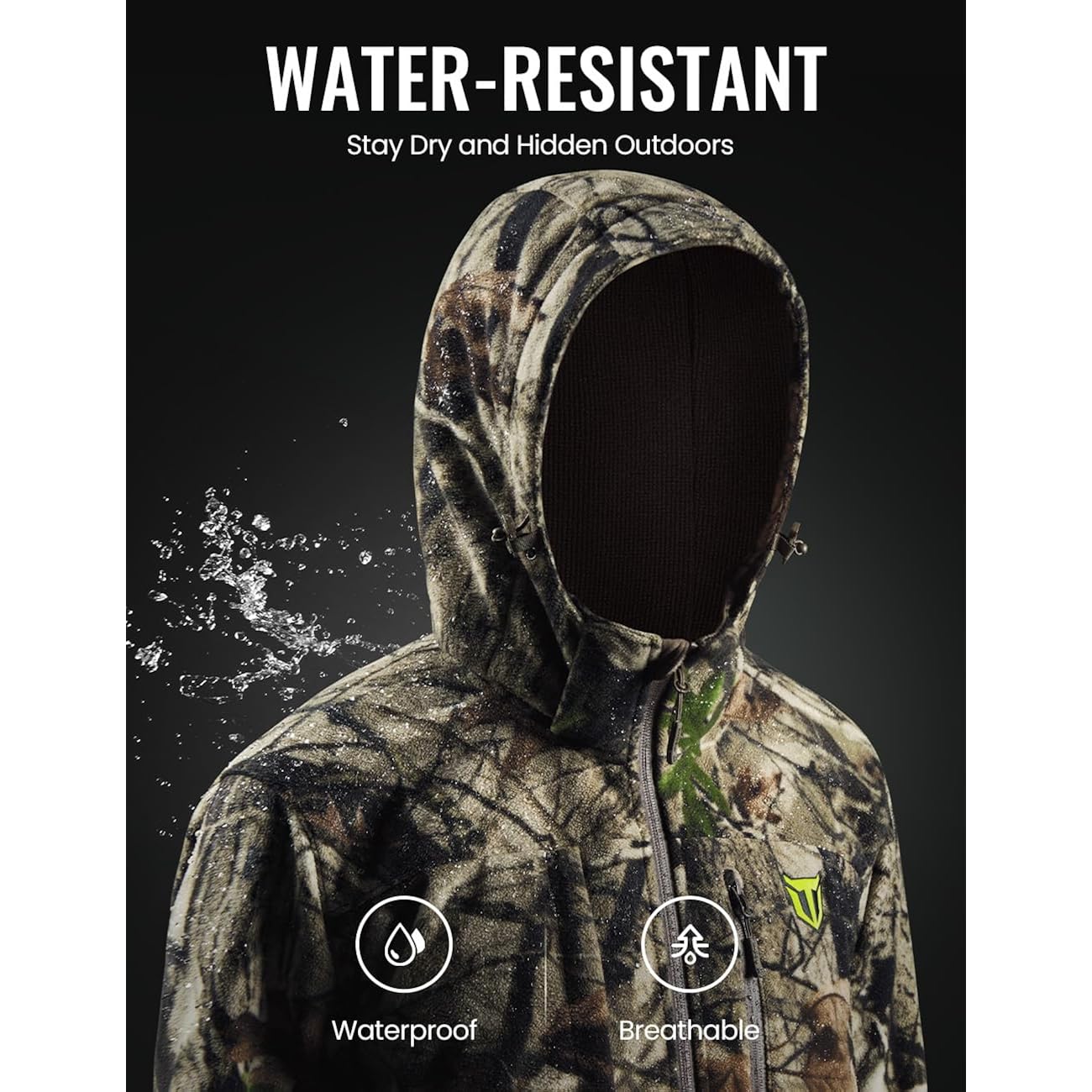 TIDEWE Hunting Clothes for Heren, Silent waterafstotend Hunting - Image 3