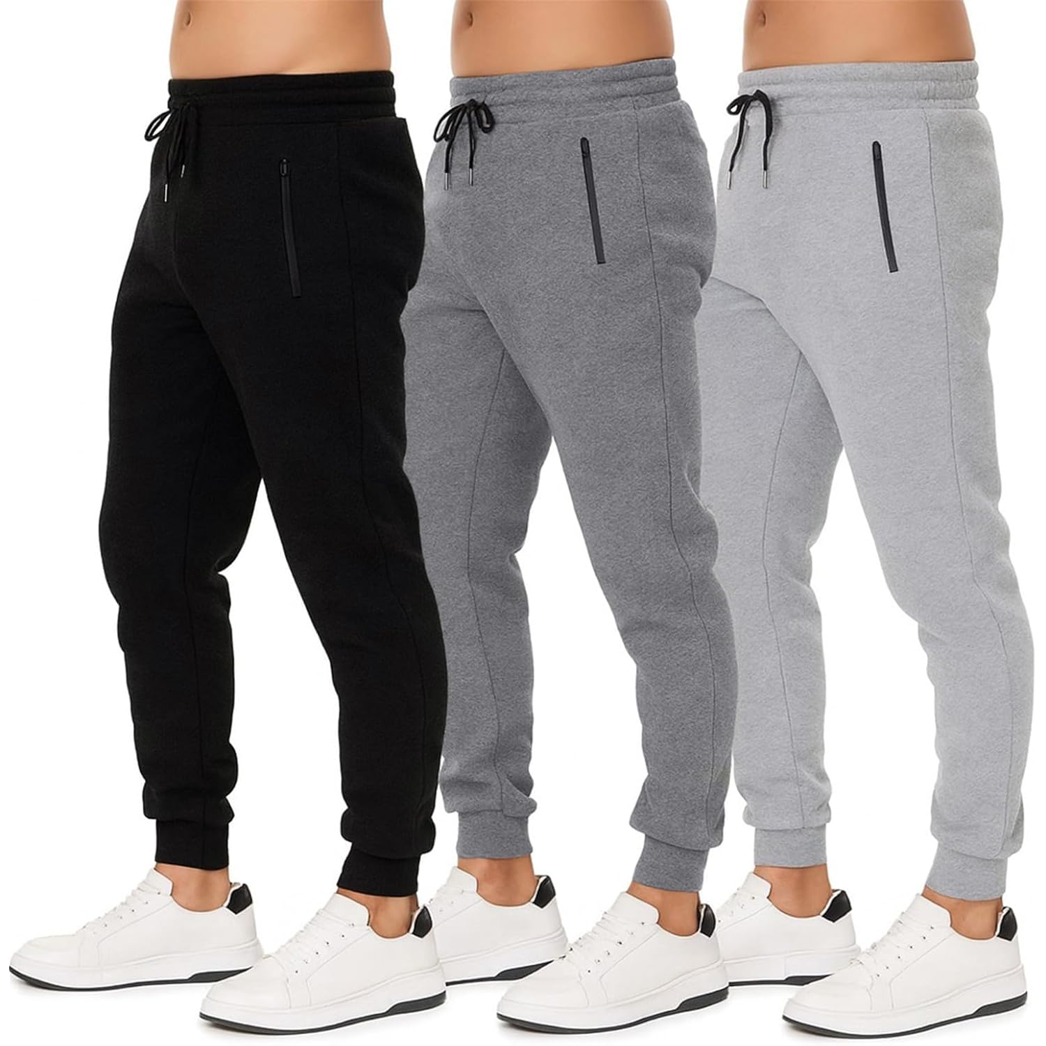 Sweatpants for Heren 3 Pack jogger - Heren