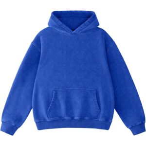 Dnzzs Acid Wash hoodie for Dames pullover oversized