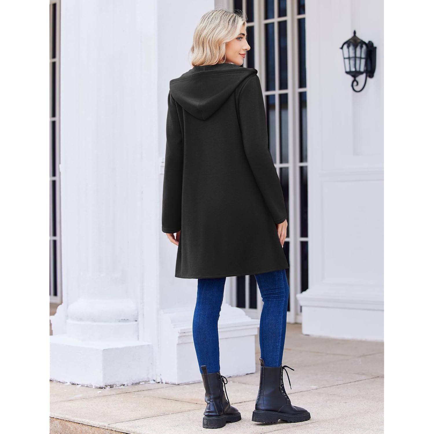 Zeagoo Dames Fall Jacket 2025 rits hoodie Long - Image 5