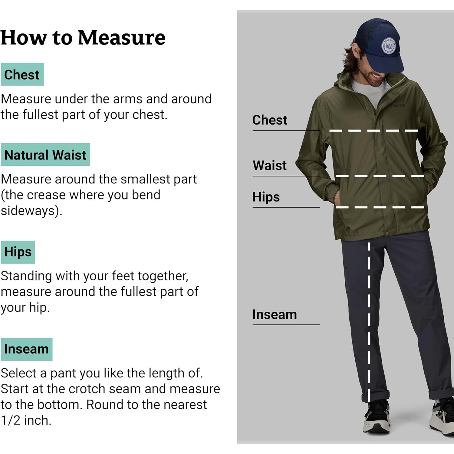 MARMOT Heren PreCip Eco lichtgewicht & waterdicht regen - Image 6