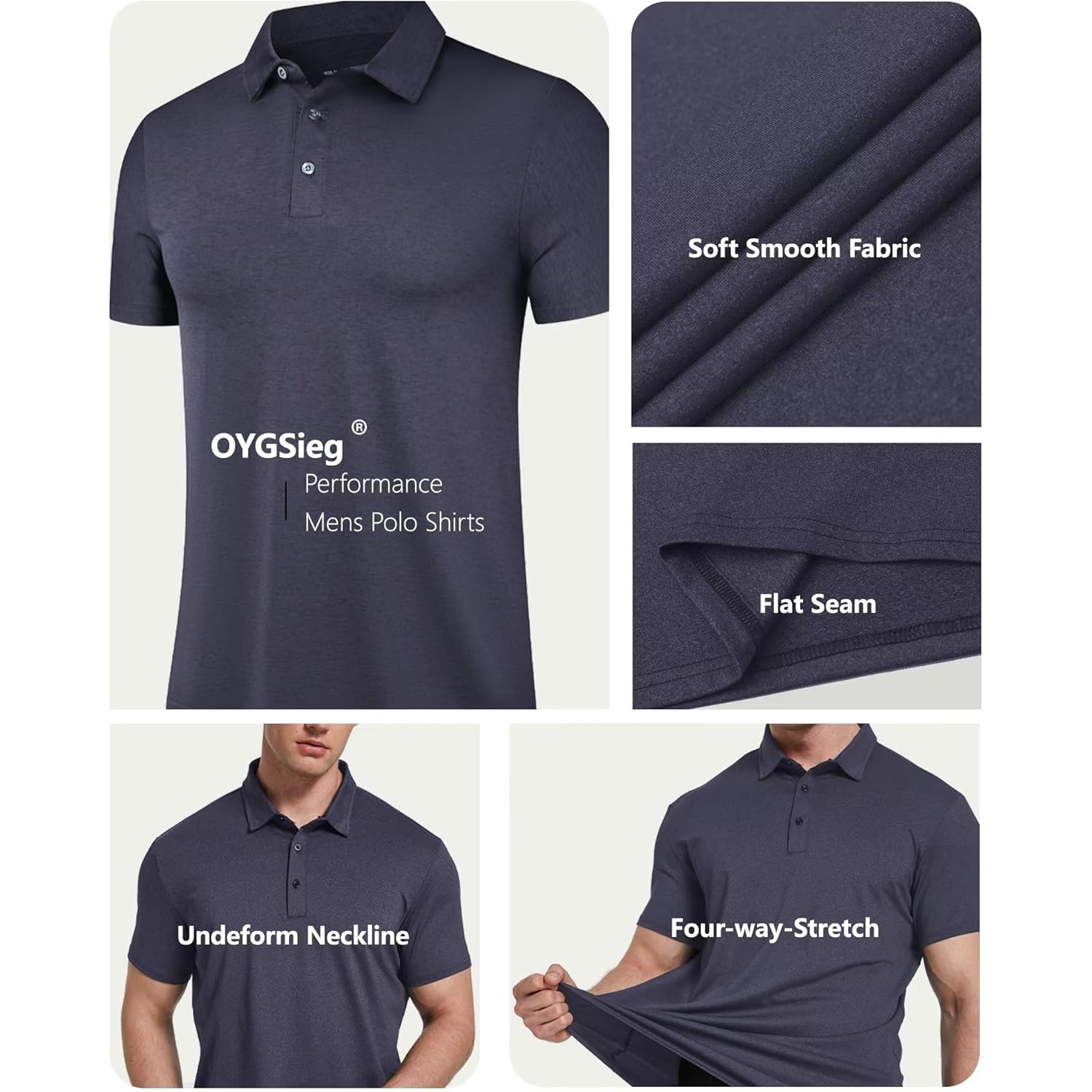 Heren polo shirt korte mouw basic comfort dagelijks 2 - Image 3