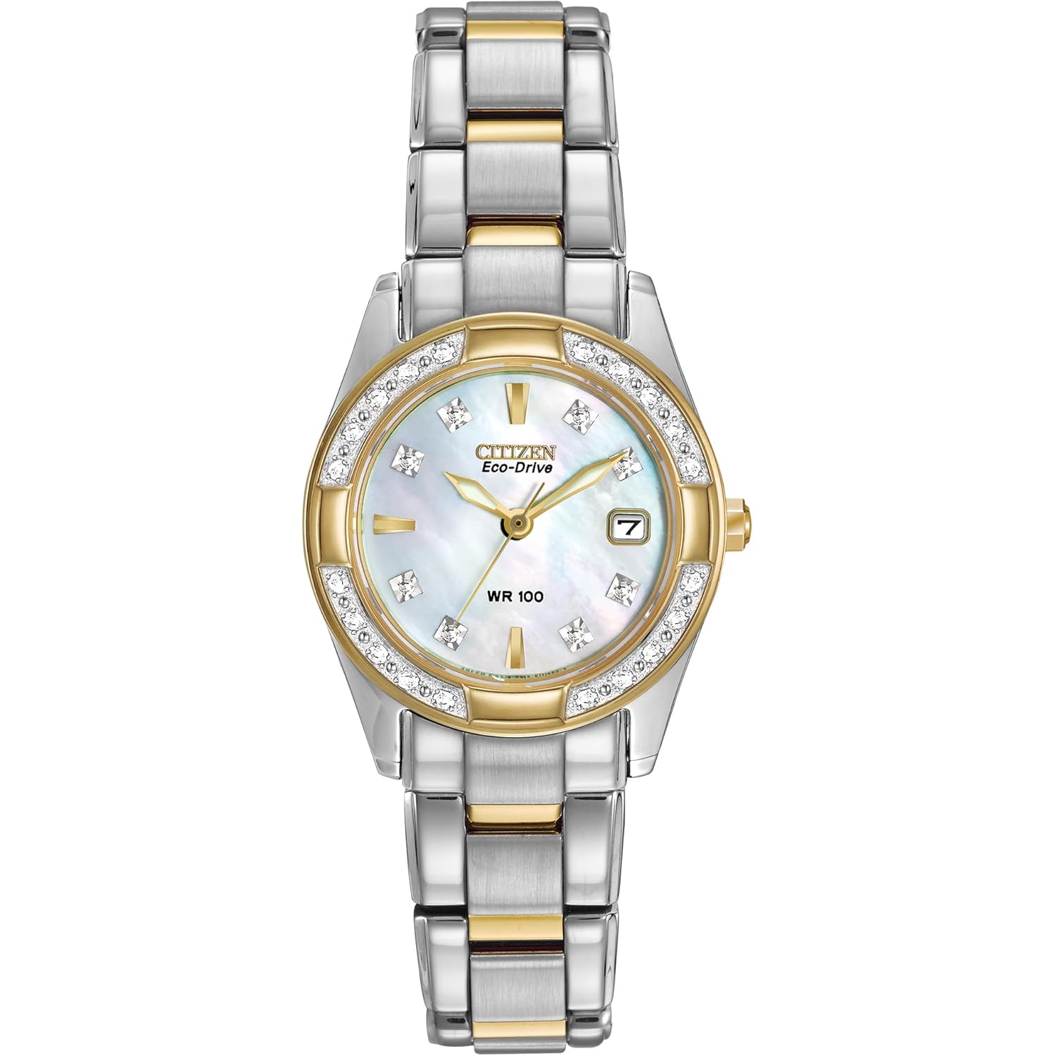 Citizen Dames Eco-Drive Dress Classic Diamond horloge in
