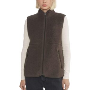 Hixiaohe Sherpa fleece bodywarmer for Dames Trendy Warm
