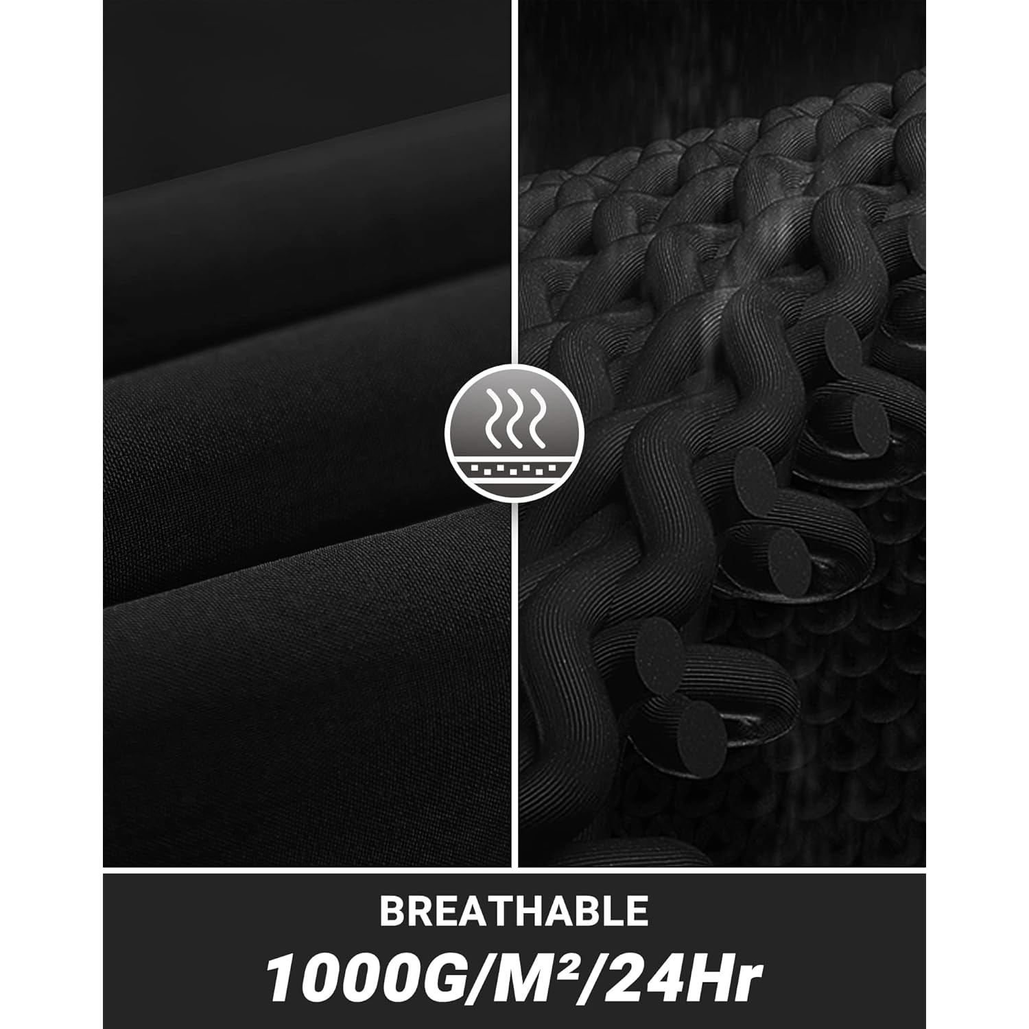 Outdoor Ventures Dames lichtgewicht waterdicht fleece gevoerd capuchon - Image 6